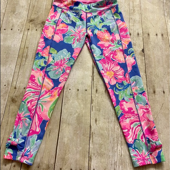 Lilly Pulitzer Other - 2xHost Pick! Lilly Pulitzer Luxletic Girls Leggings Jungle Utopia Size L (8-10)